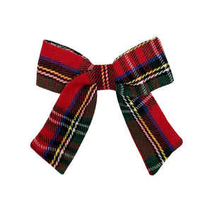Red Plaid Bow - Doodlebug's & Grow Children's Boutique