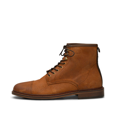 Cap Toe Chestnut Brown Leather / 10