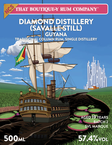 Diamond Distillery Savalle Still 19 Year Old Rum