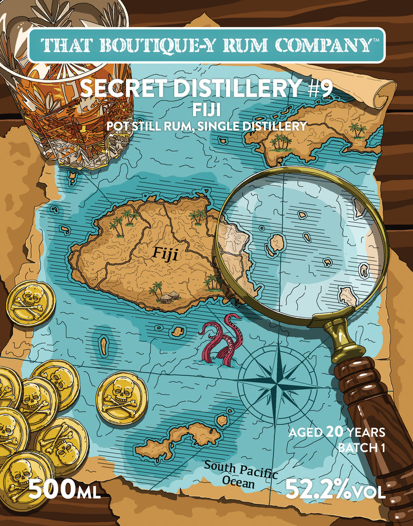 Secret Distillery #9 (Fiji), Batch 1 - 20 Years Old / 52.2% ABV