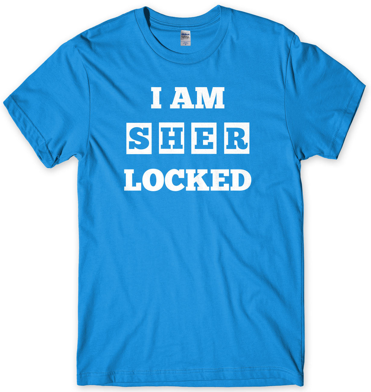 I Am Sher Locked Mens T Shirt Streetside Surgeons