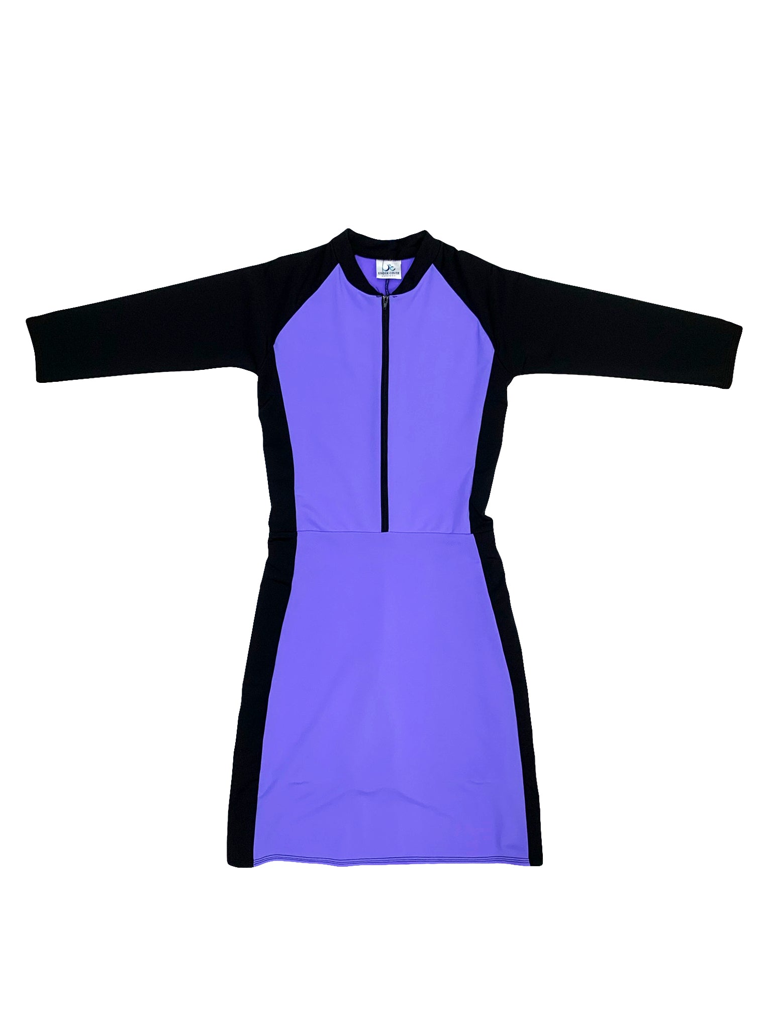 Black & Lilac SURFsuit (Longer Length)