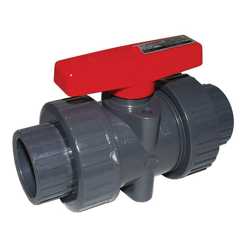 PVC Double Union Ball Valves - Slip – Land and Water Technology