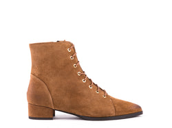 botins camurça camel