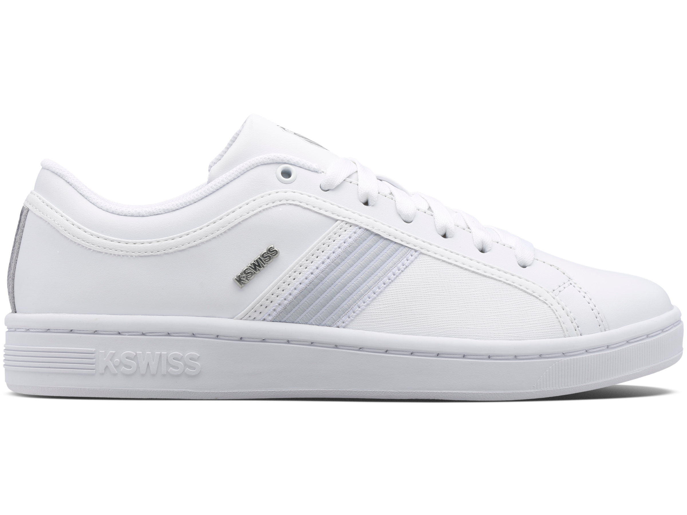 97139-195-M | COURT NORTHAM | WHITE/HIGHRISE/SILVER - Womens 6