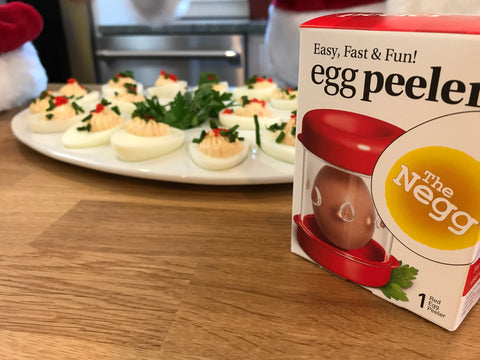 The Negg Boiled Egg Peeler Makes Easy Work Of Deviled Eggs