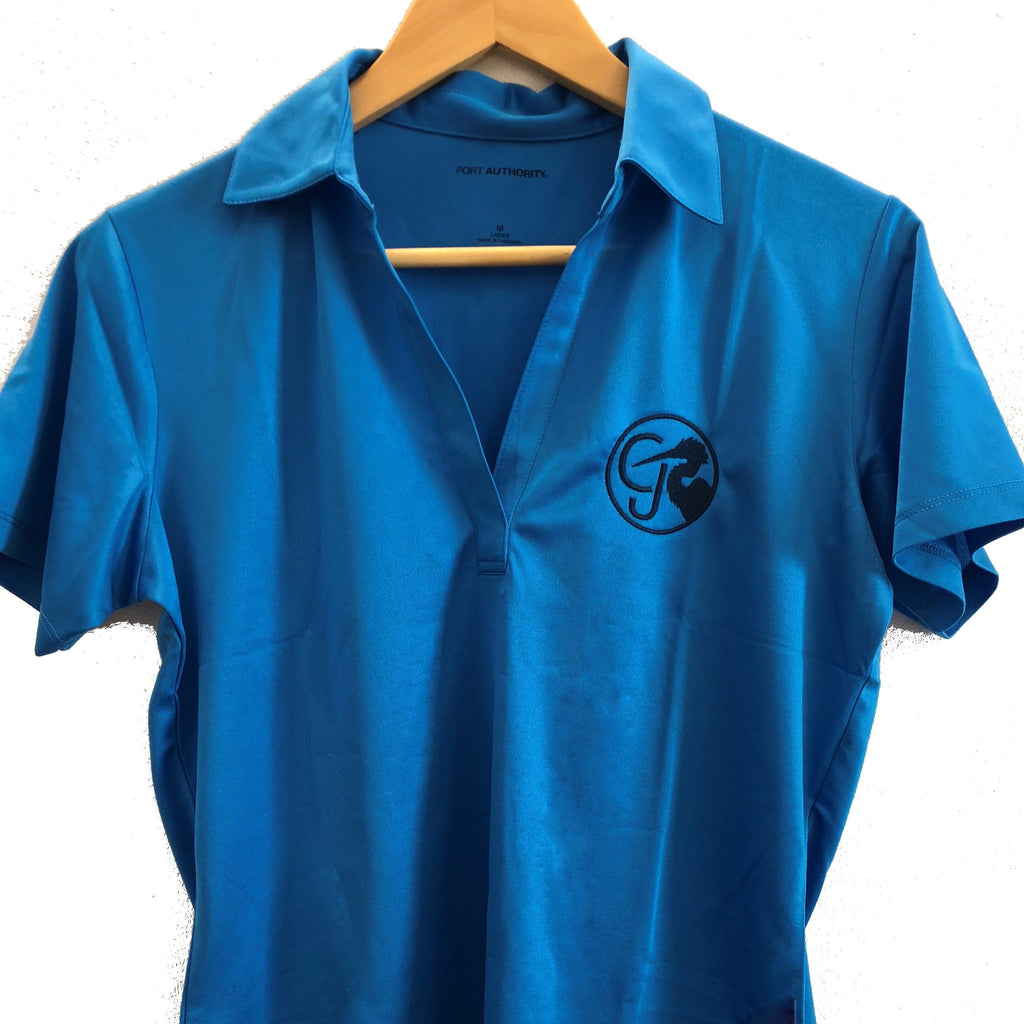 Women's Light Blue Polo Shirt - Joy – Gateway Traders