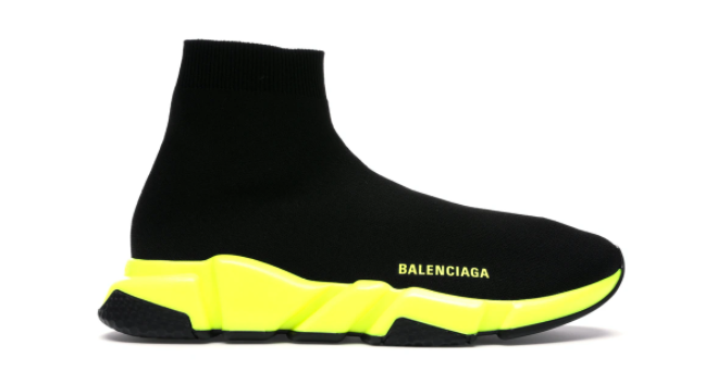 balenciaga speed trainer yellow