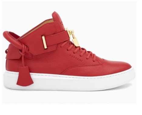 Buscemi Men's 100mm Sneakers, Red 