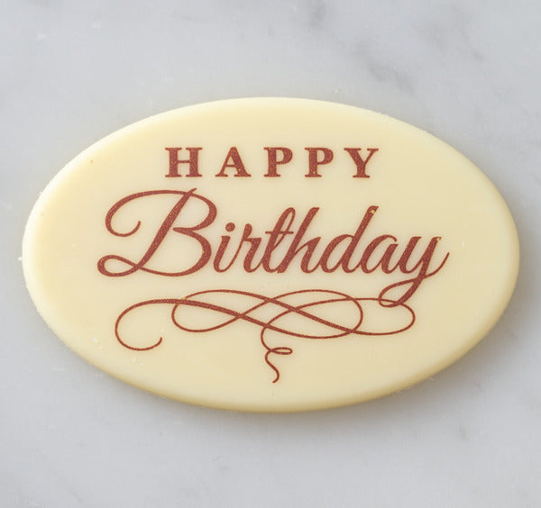 Chocolate Birthday Plaque