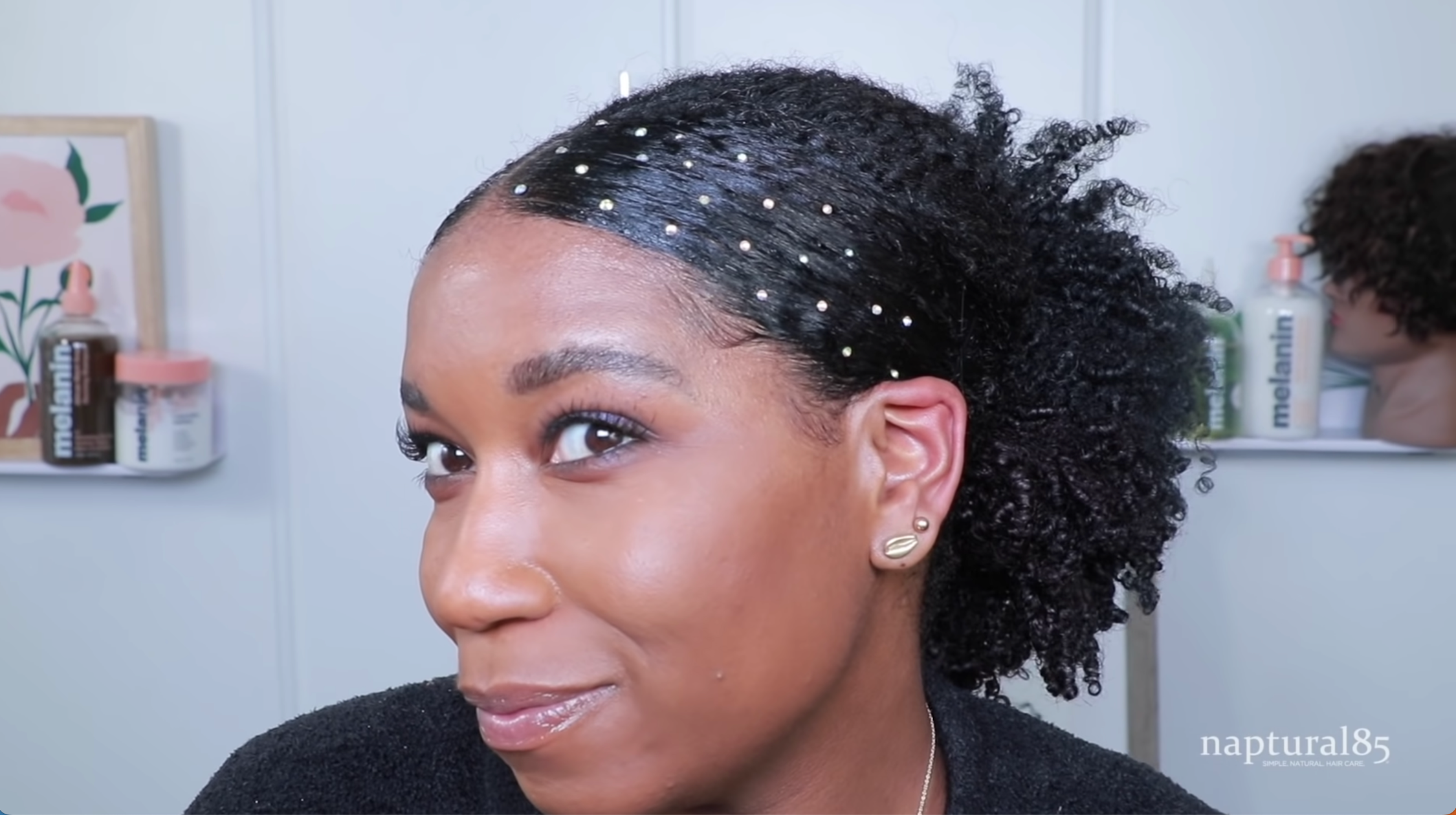 3 easy holiday hairstyles for curly hair - YouTube