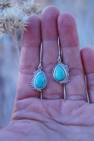 Turquoise dangle earrings