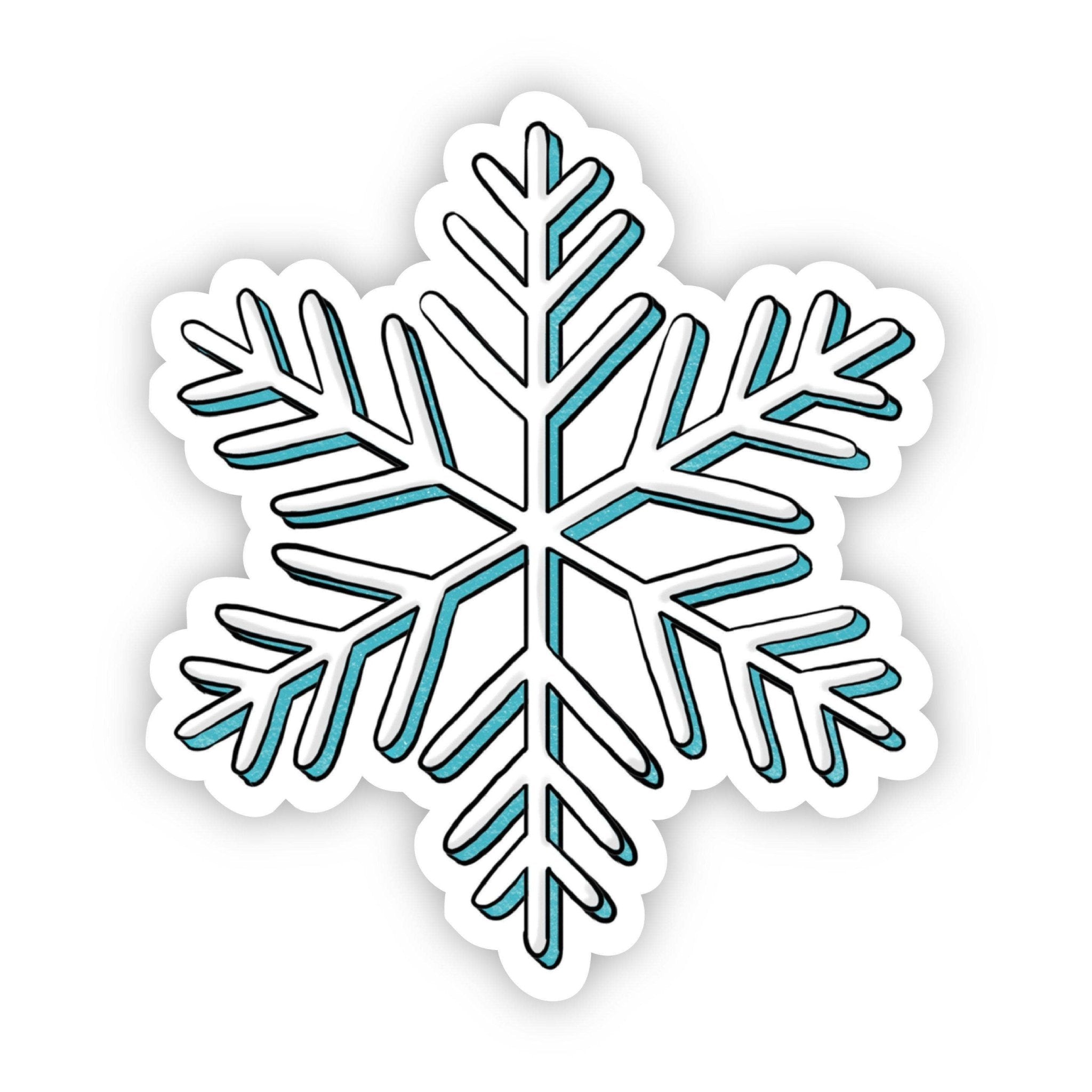 MN Snowflake Sticker – Turman Artwork Company