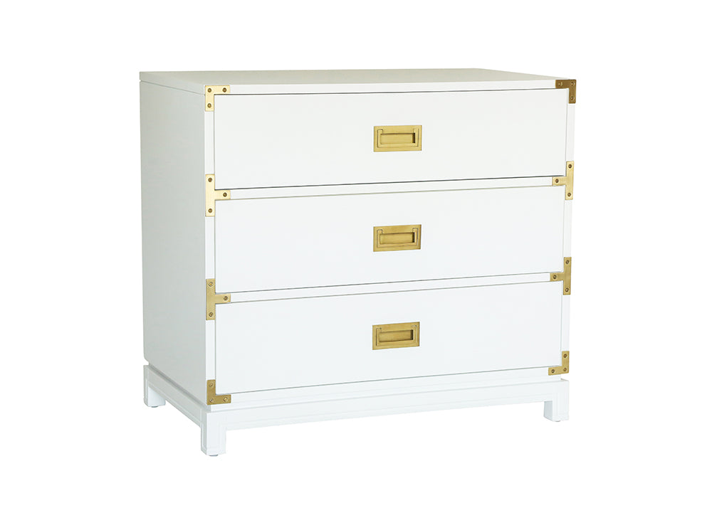 Small Carlyle Campaign Dresser White Ave Home