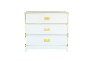 Small Carlyle Campaign Dresser White Ave Home