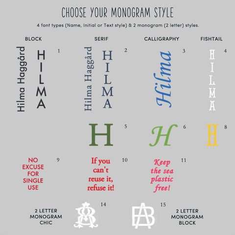 Monogram style