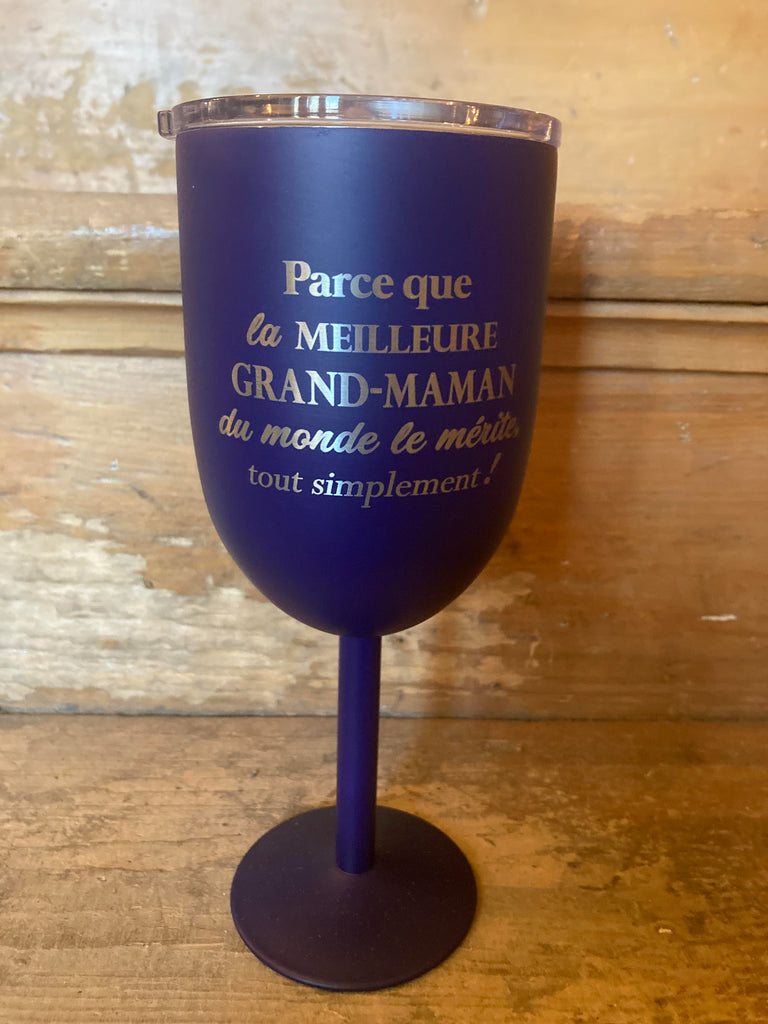 Verre avec paille Maman cool