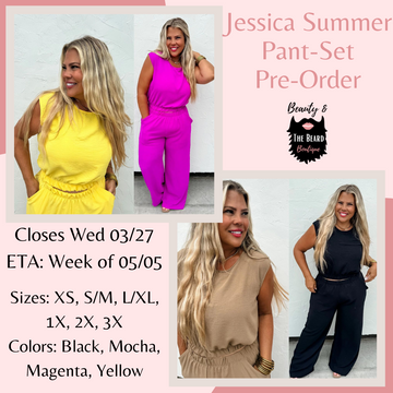 Jessica Summer Pant Set Pre-Order