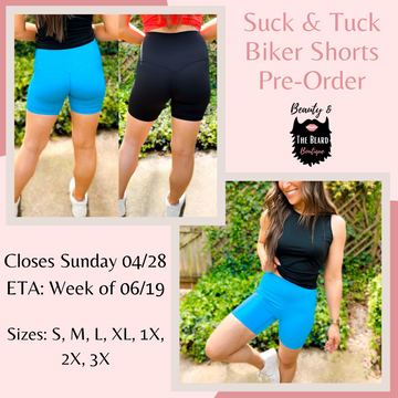 Suck & Tuck Biker Shorts Pre-Order