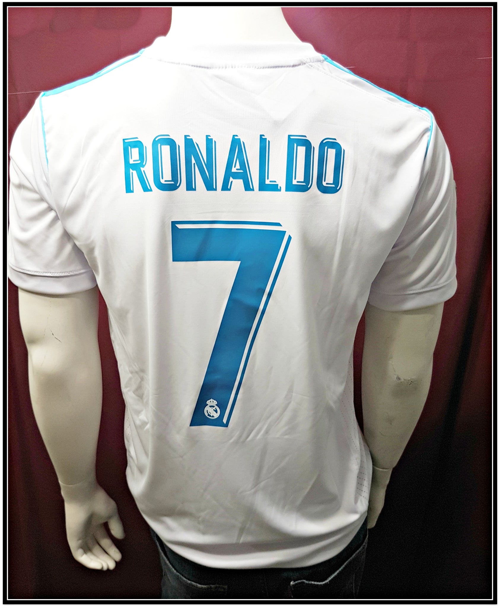 ronaldo jersey back