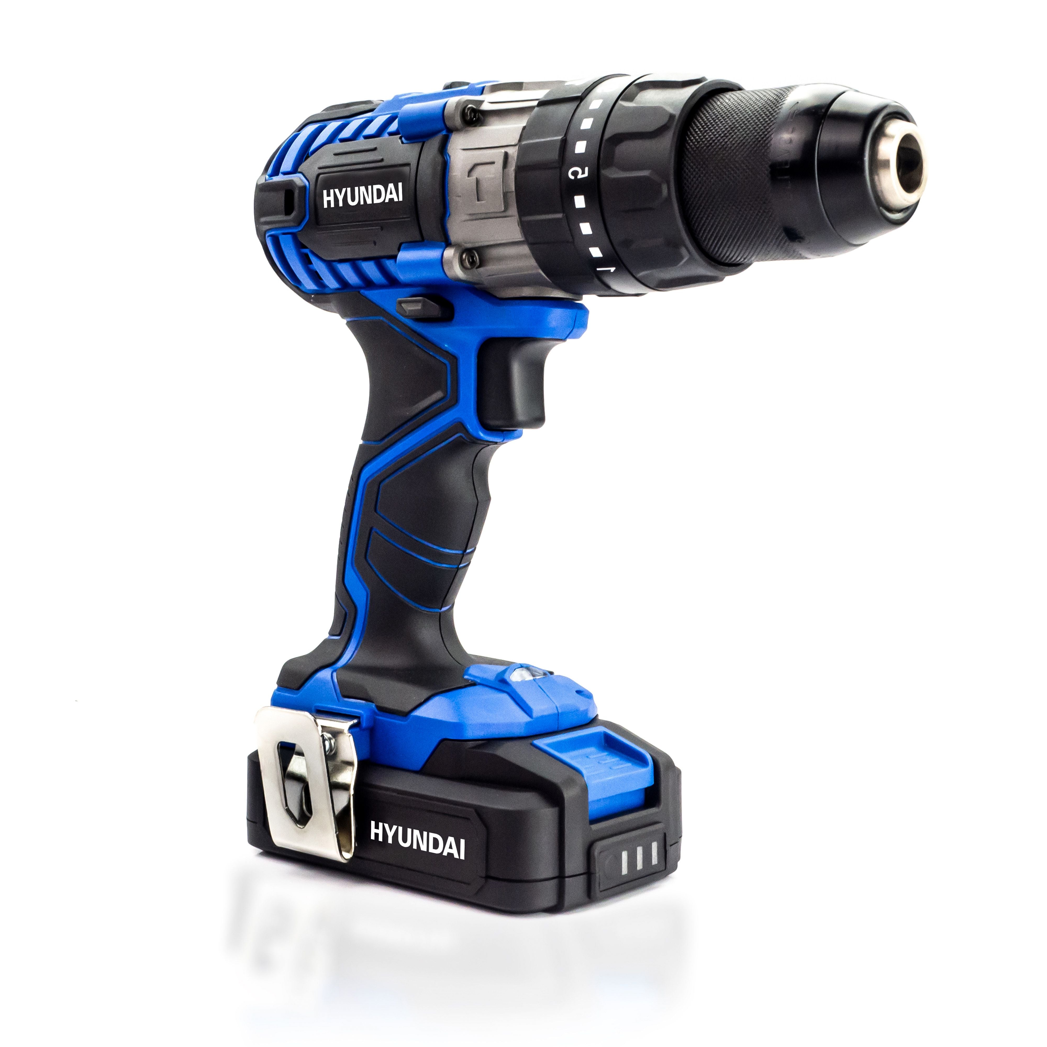 Hyundai HY2176 20V MAX Li-Ion Cordless Drill Driver with 13-Piece Dril –  HWB Car Parts