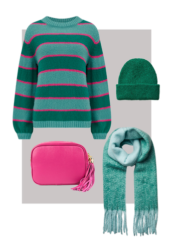 pink and green women's fashion ideas