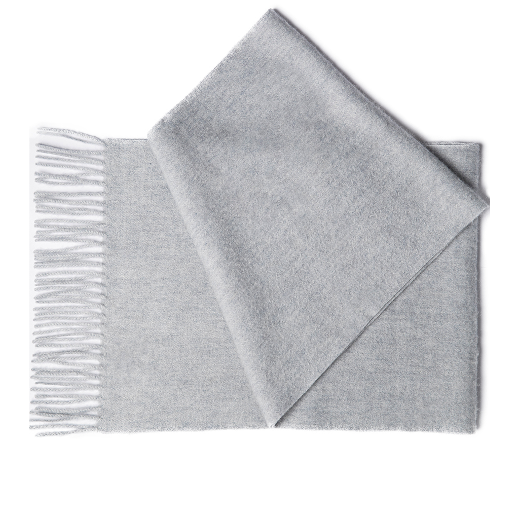 Cashmere Scarf - Light Grey – Etugen