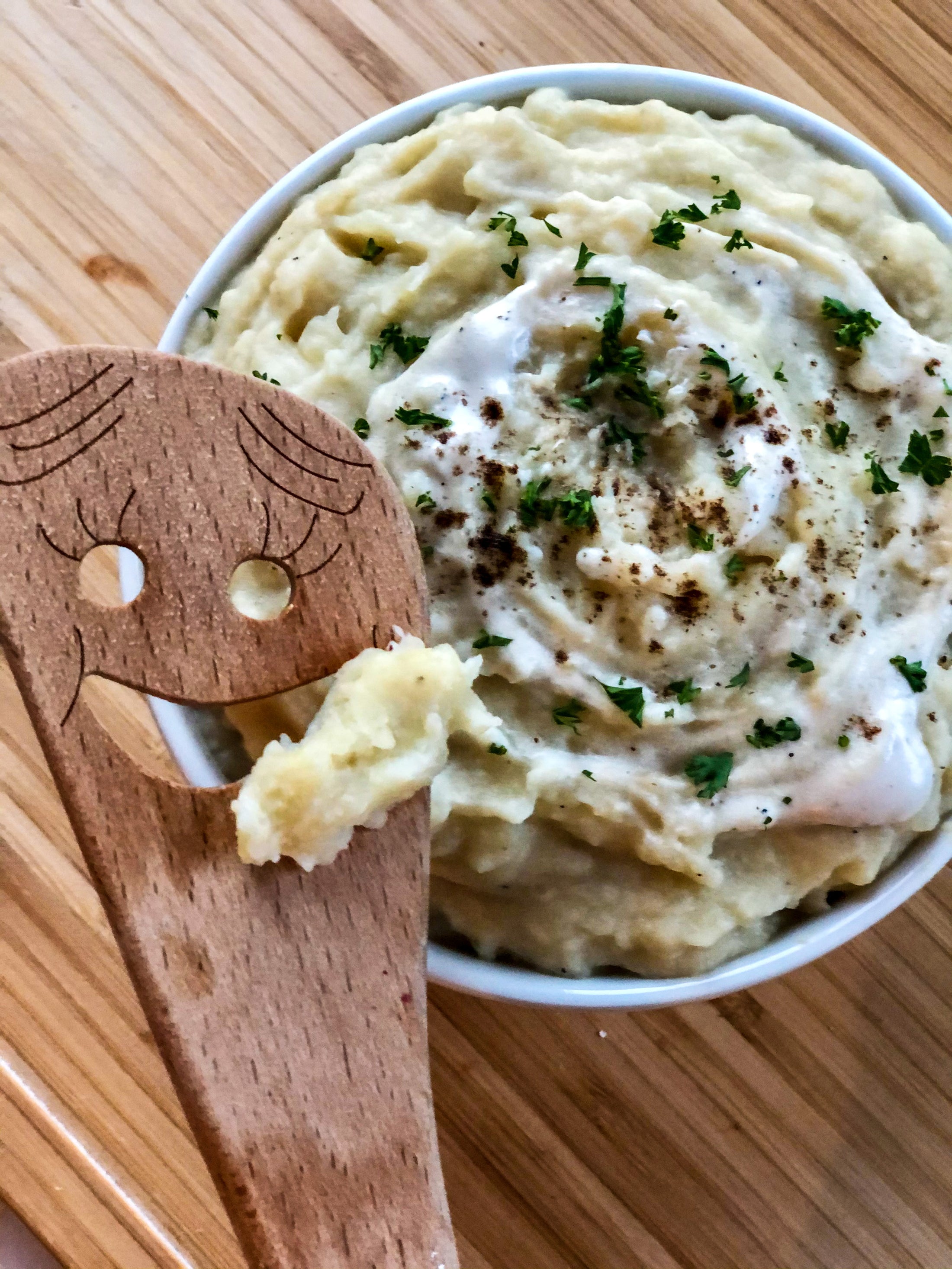 Truffle Mashed Potatoes & Cauliflower — Pat Cooks