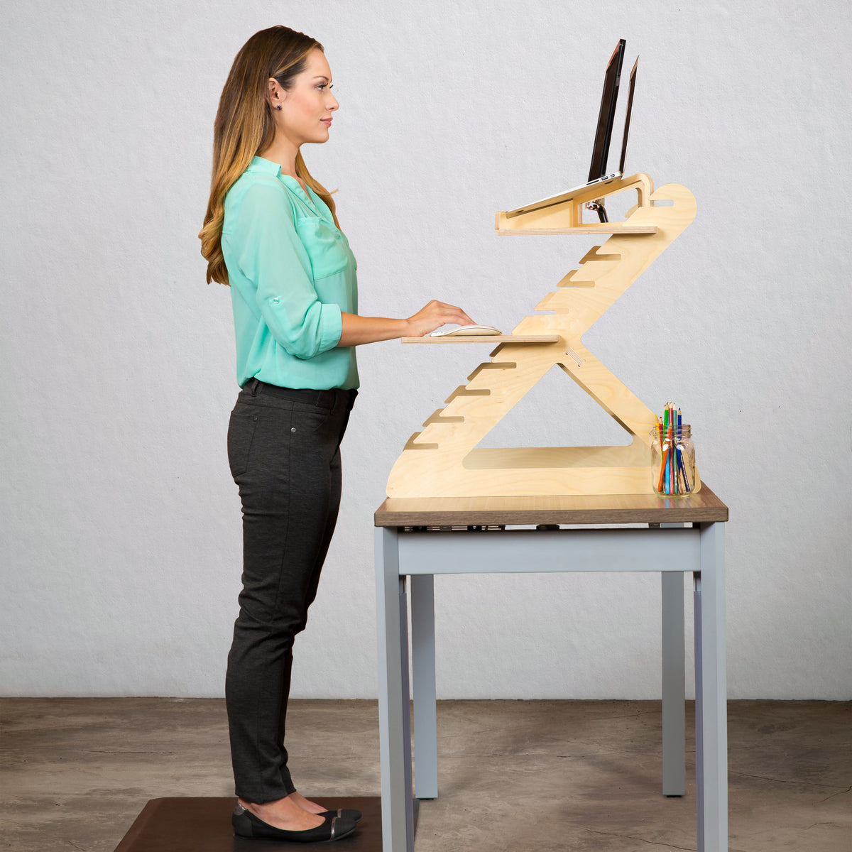 Top Standing Desk Converters And Laptop Stands Readydesk