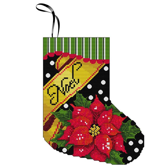 Noel Needlepoint Stocking