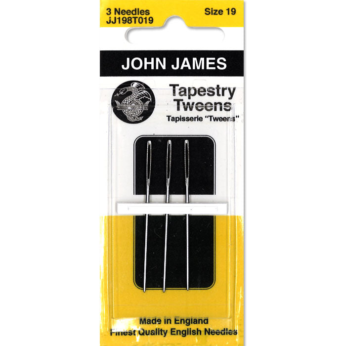 John James Needles - Curved pack needles, 2 pcs needles with 1 pack. L –  myleathertool