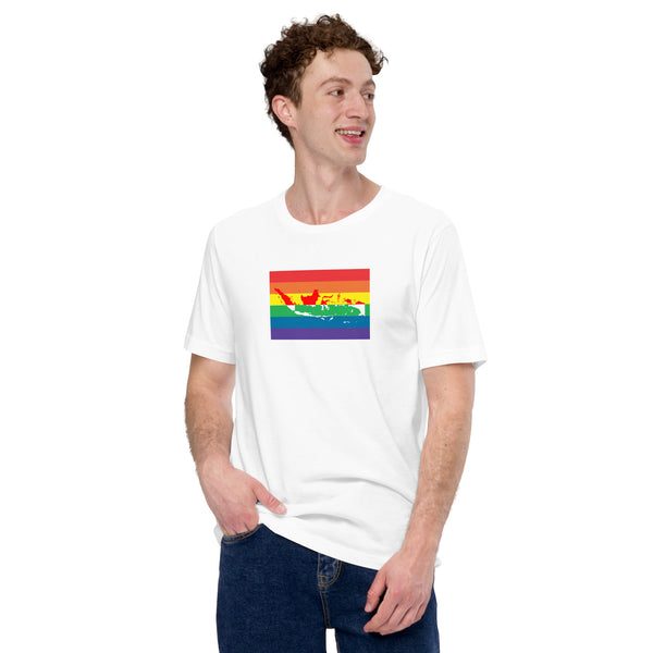 Indonesia Pride Flag Unisex t-shirt