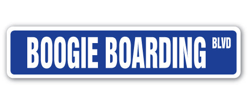Boogie Boarding Street Vinyl Decal Sticker