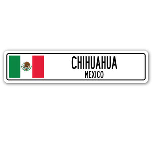 Chihuahua, Mexico Street Vinyl Decal Sticker