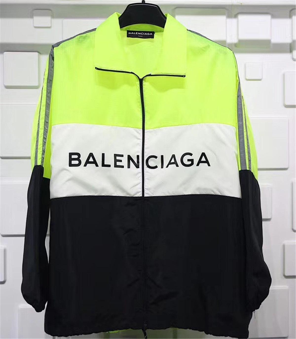 neon green balenciaga jacket