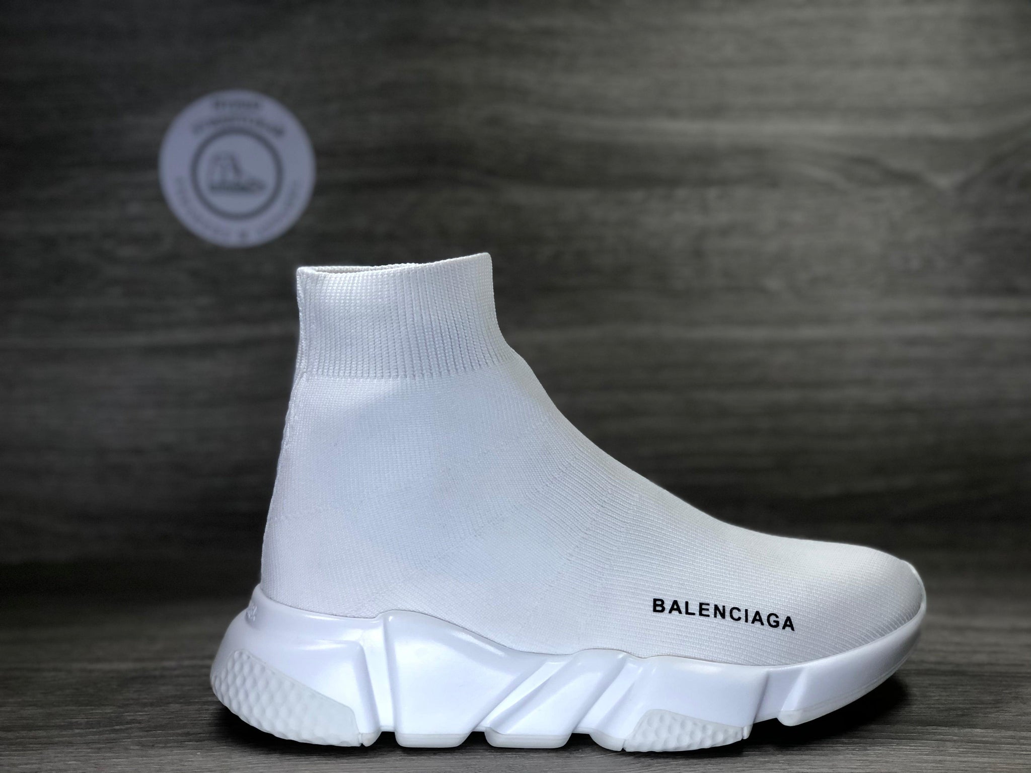 white balenciaga speed