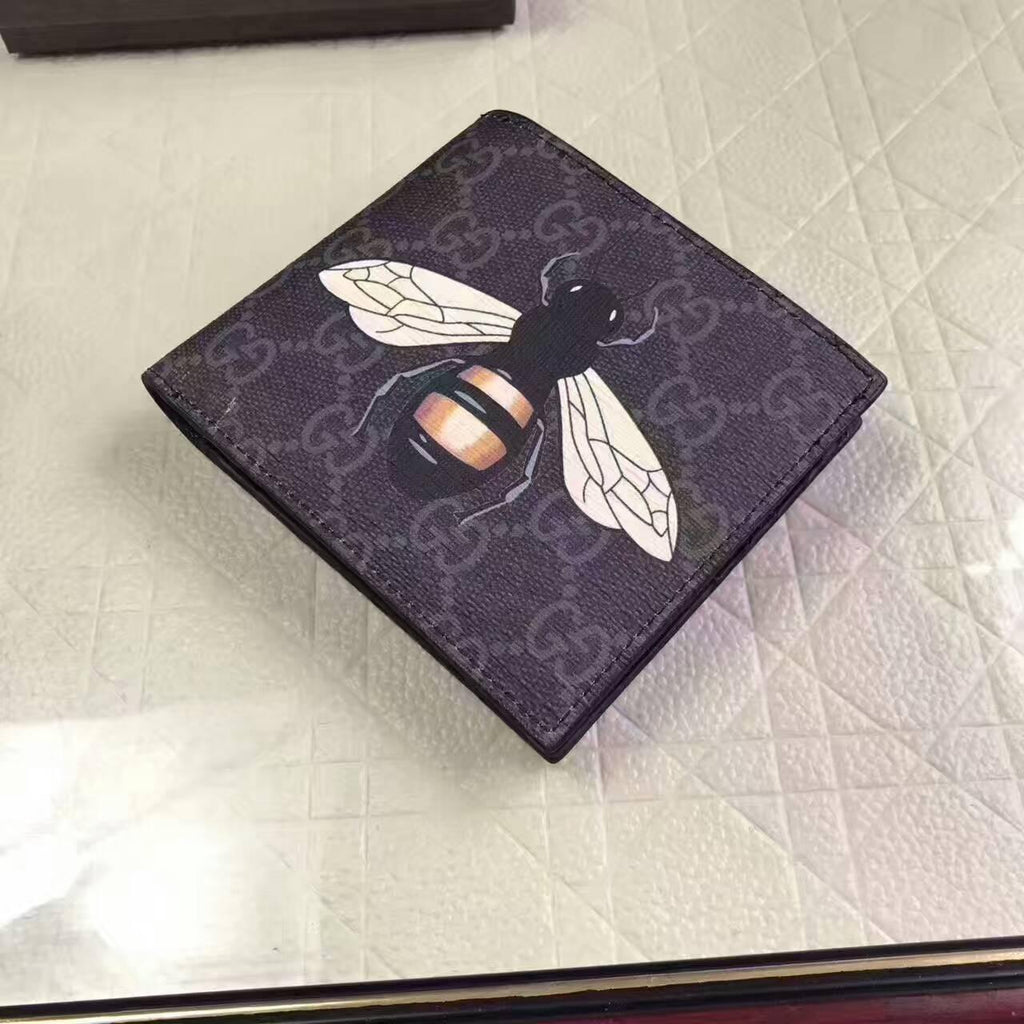 gucci bee wallet black