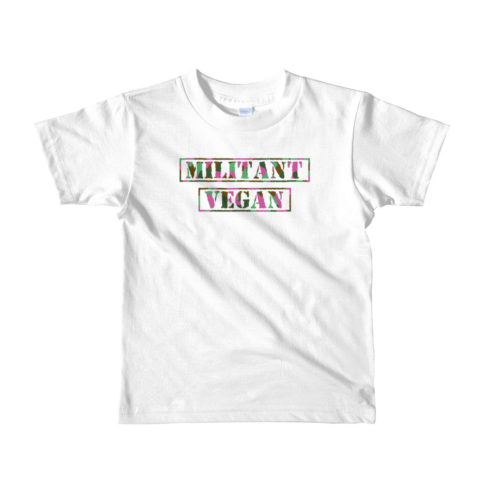 Militant Vegan Short sleeve girls t-shirt