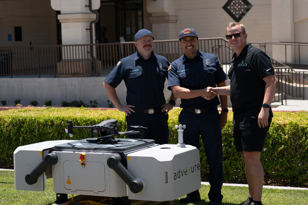 Travis Waibel with Orange County Fire Authority in Fullerton, California