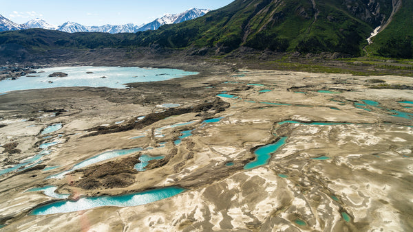 Drones and LiDAR: Glacial Pools On Warming Glacier In Yukon