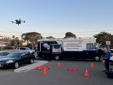 Advexure demos a drone for a law enforcement drone program