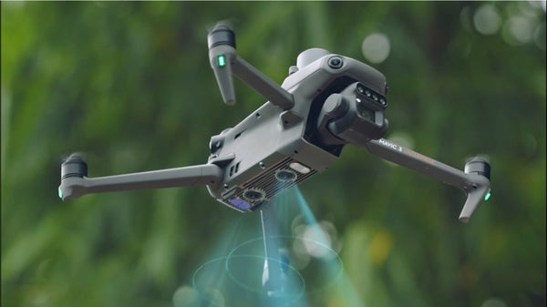 Mavic 3 Multispectral: Omnidirectional obstacle sensing, terrain-follow aerial surveying