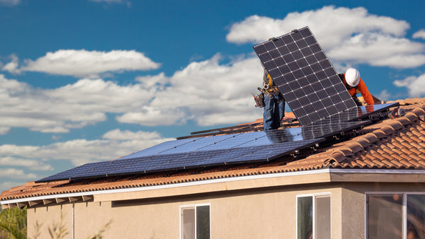 Solar installation following a roof inspection