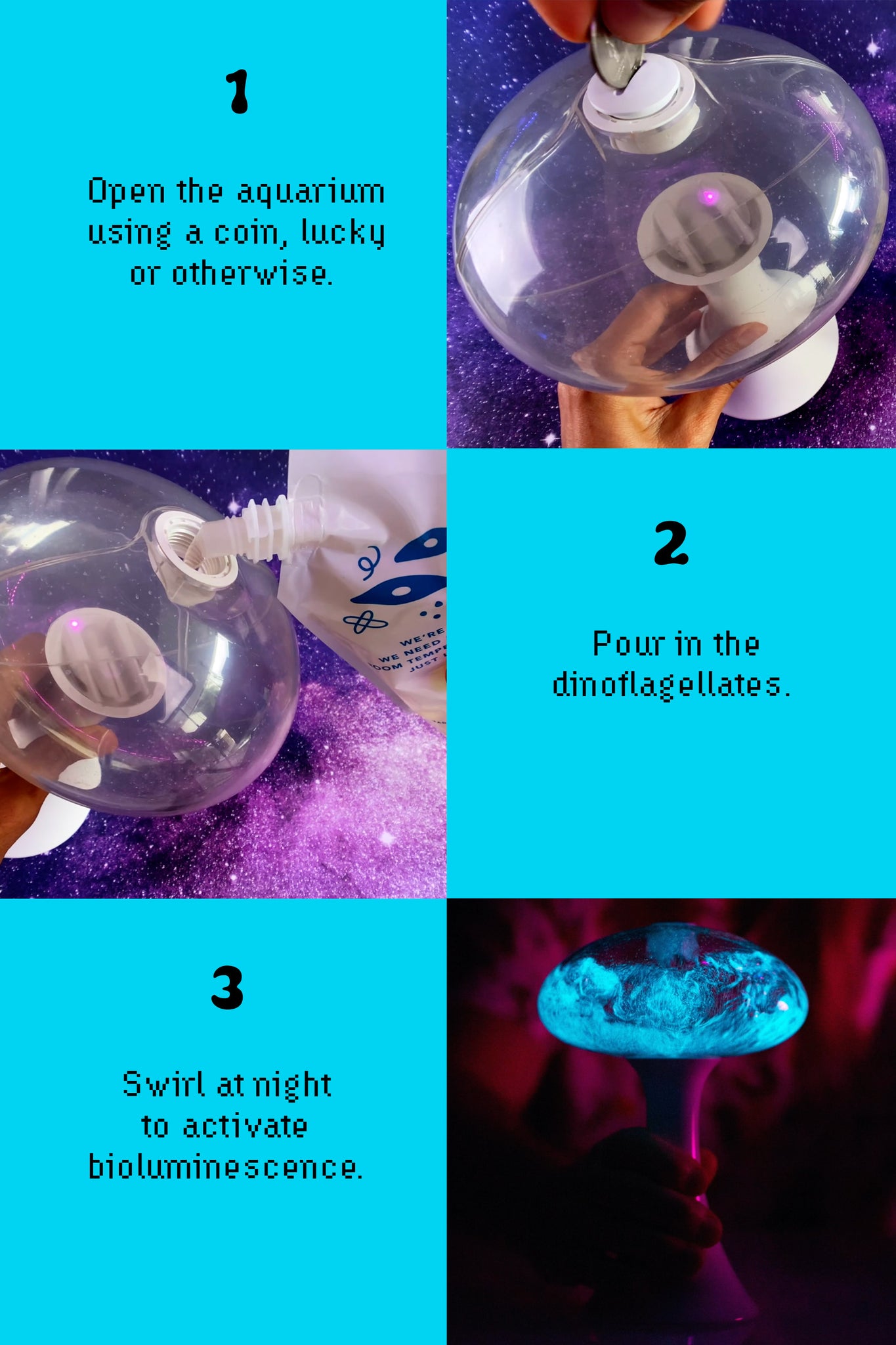 Mushlume UFO in 3 easy steps