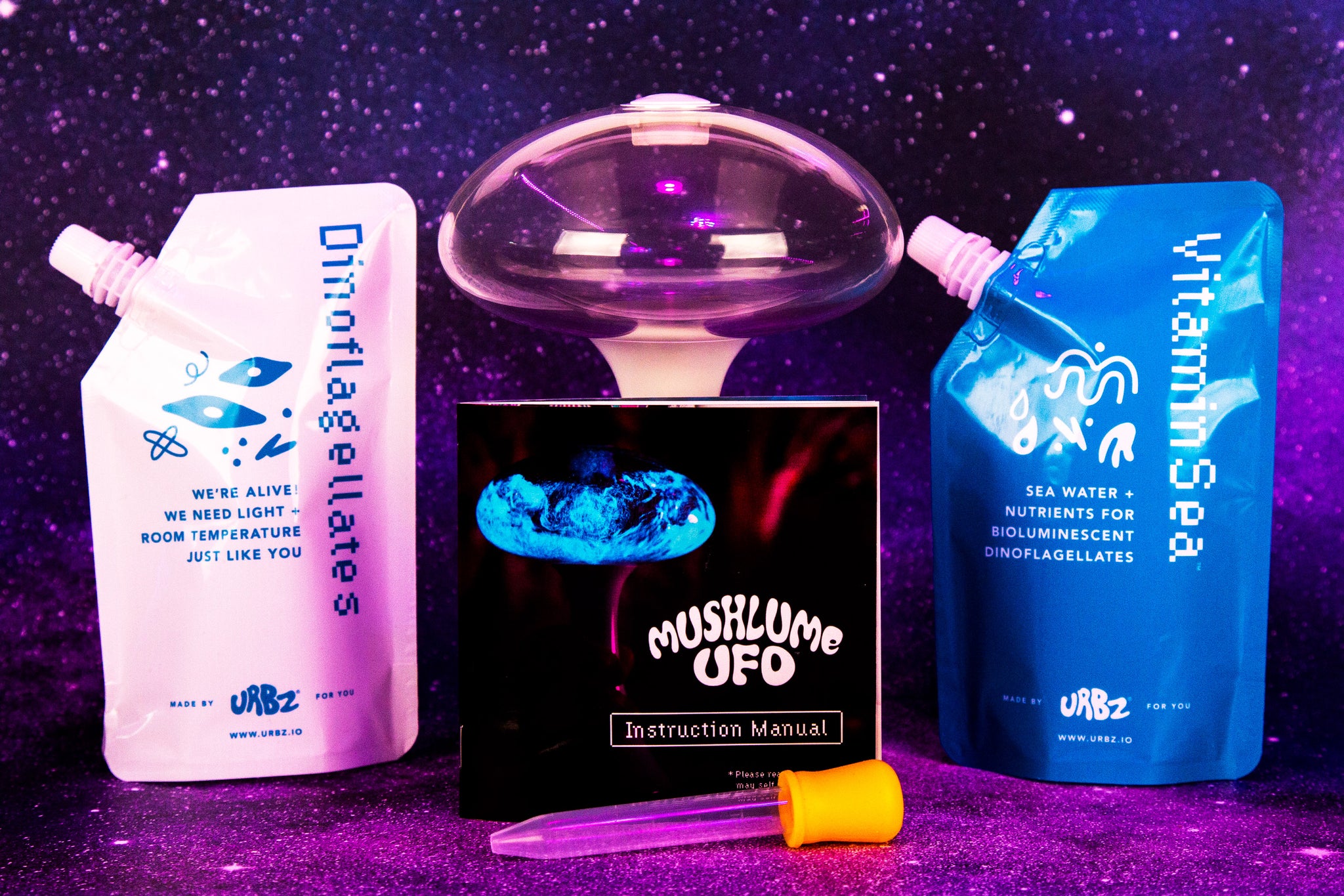 Mushlume UFO Kit Contents