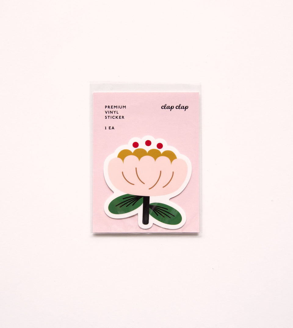 Waterproof Aesthetic Sticker - Red Rose – Clap Clap