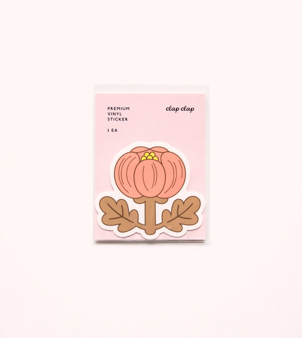 Waterproof Aesthetic Sticker - Red Rose – Clap Clap