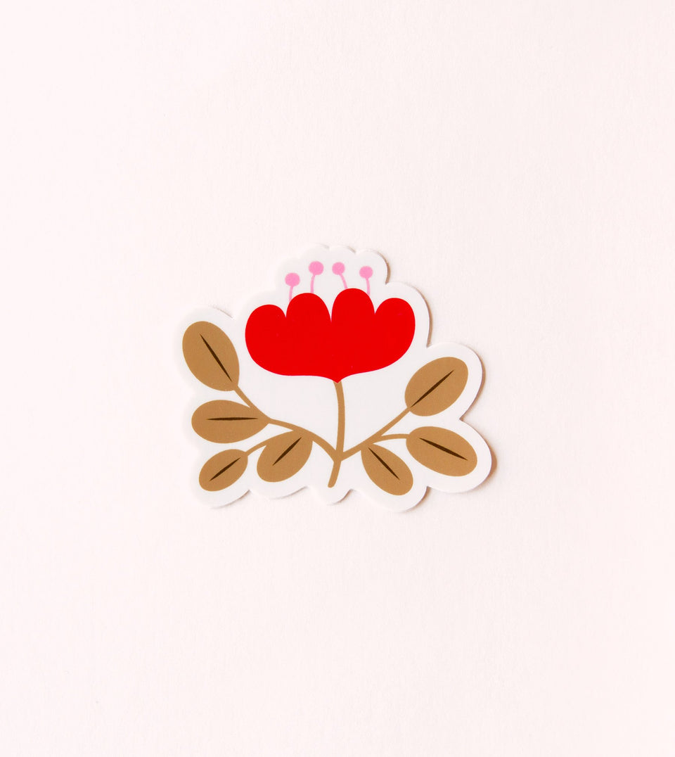 Waterproof Aesthetic Sticker - Red Berry – Clap Clap