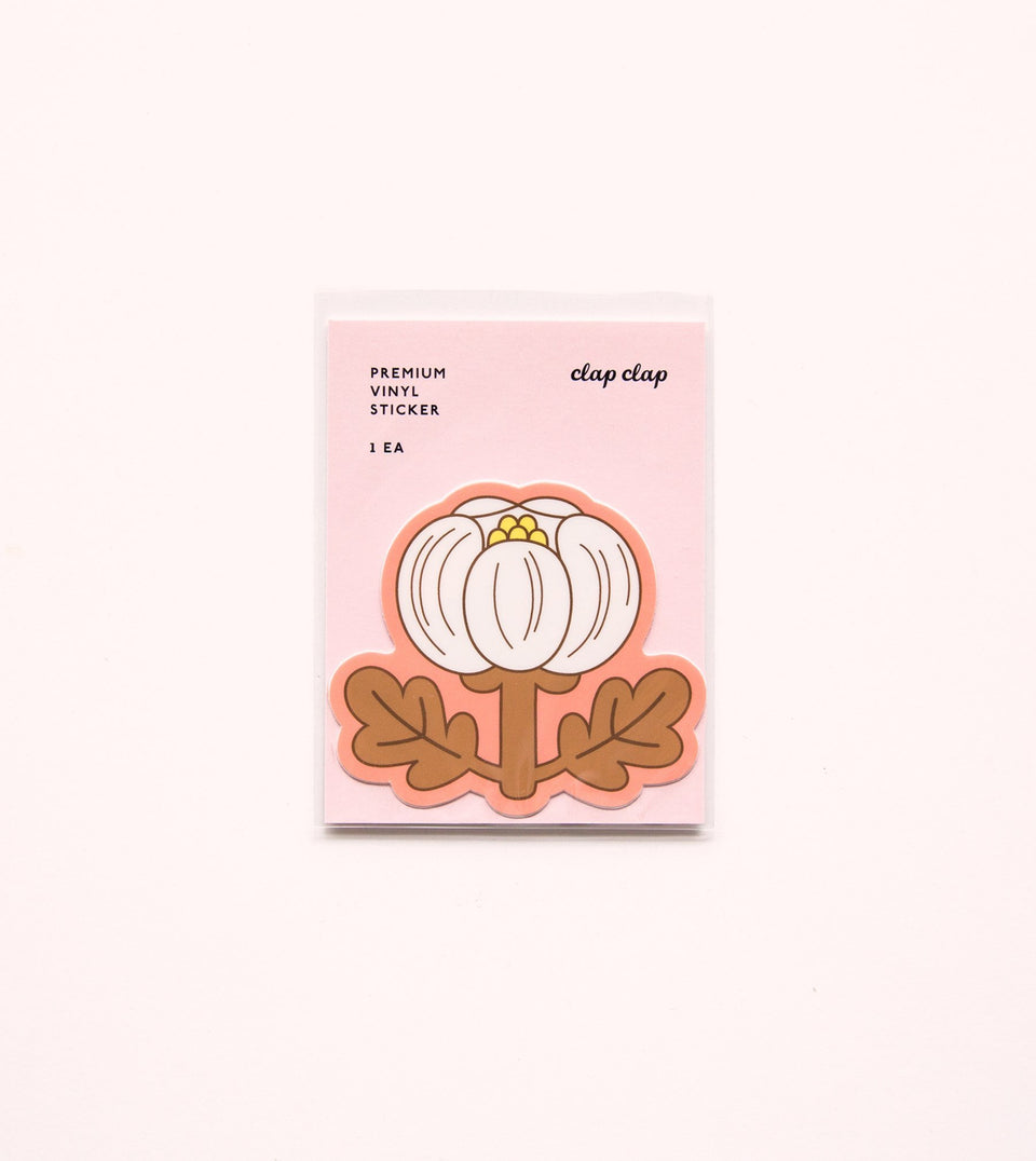 Waterproof Aesthetic Sticker - Pink Rose – Clap Clap