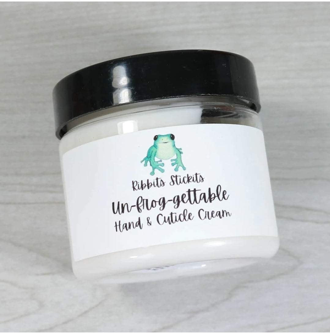 Ribbits Stickits: Hand & Cuticle Cream Un-frog-gettable "Pudge Controls the Weather" *OVERSTOCK*
